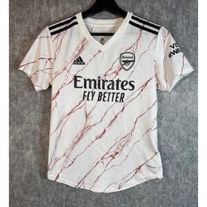 Adidas Arsenal FC Womens 2020/2021 Away Jersey White Marble - Small